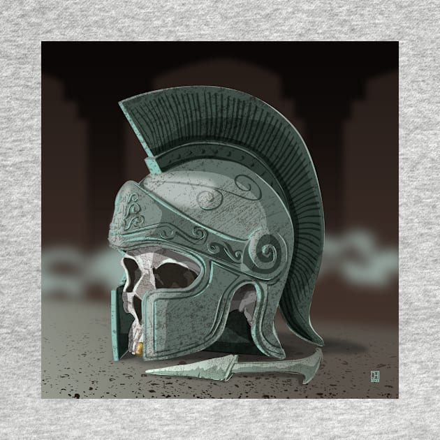 Ancient Greek Helmet by HendricksonDraw